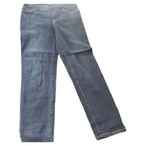 CT1506 Chico's Pull On Jegging Blue Jean 8R